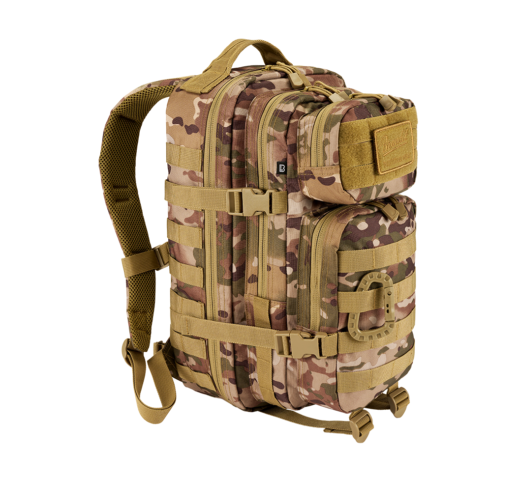 Sac à dos Brandit US Assault Pack Medium 25 L MOLLE poche frontale à organisateur