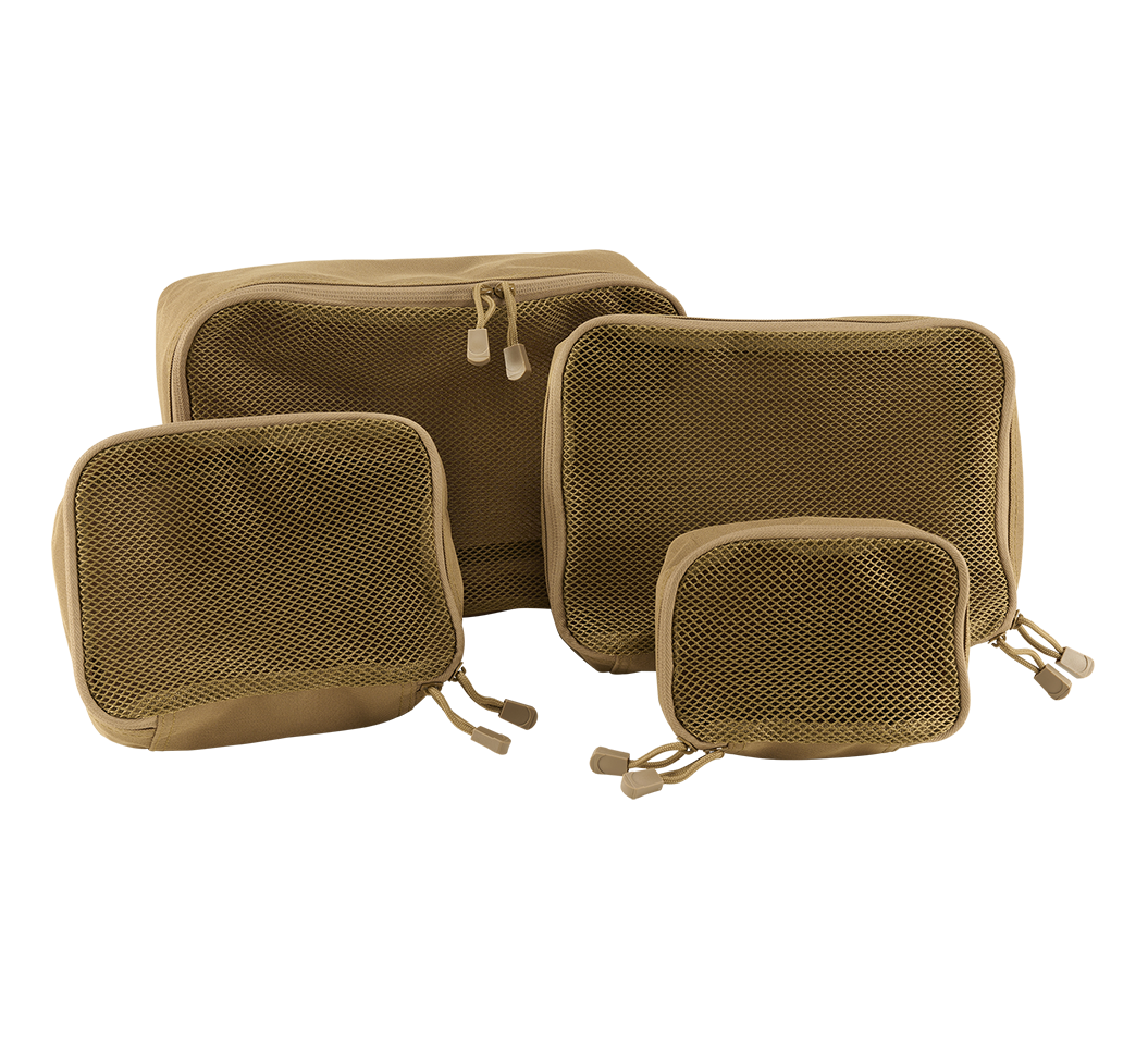 Lot de 4 sacs de rangement Brandit US Cooper polyester 600D faces filet 290 g