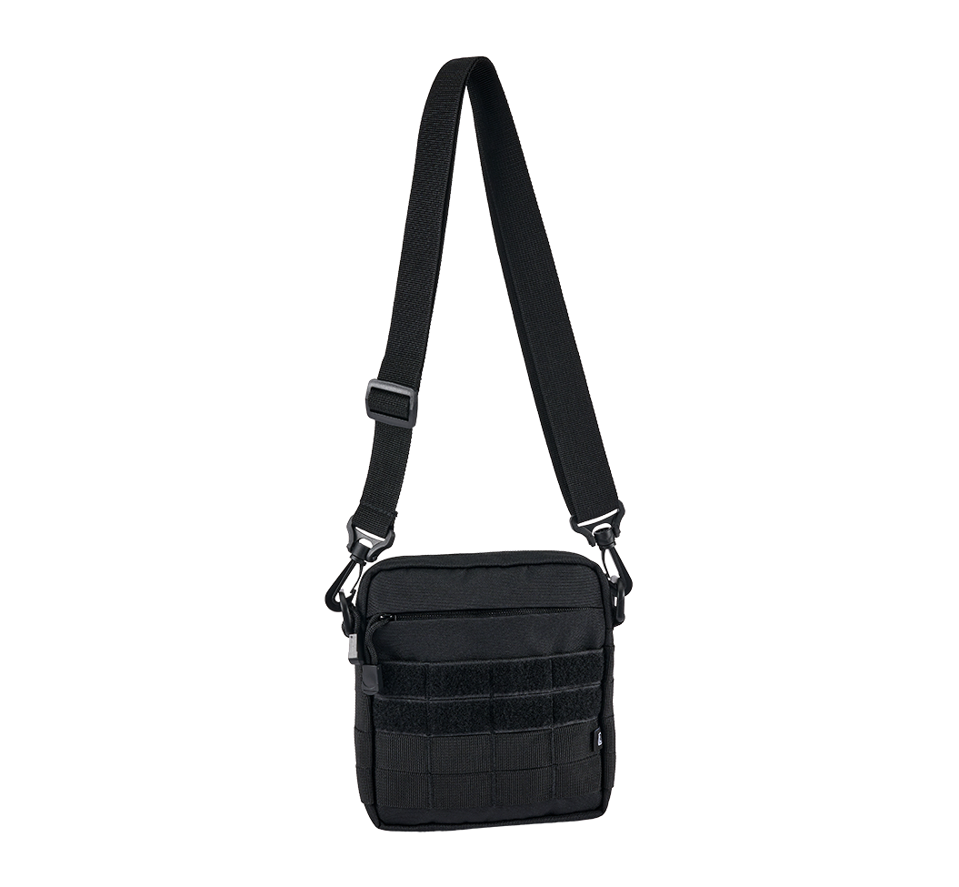 Sacoche Brandit City polyester 600D bandoulière détachable MOLLE 18 x 19 x 4 cm