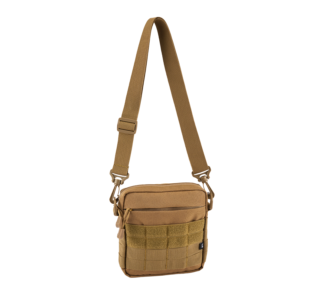 Sacoche Brandit City polyester 600D bandoulière détachable MOLLE 18 x 19 x 4 cm