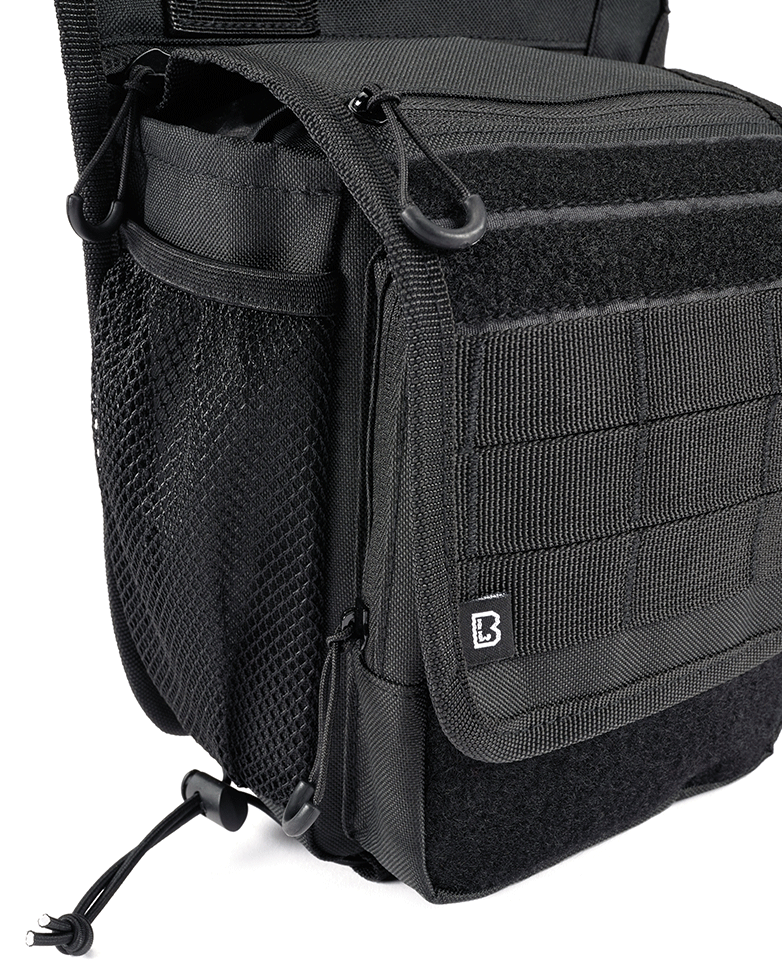 Sacoche Brandit Travel Side polyester 600D bandoulière matelassée poche tablette