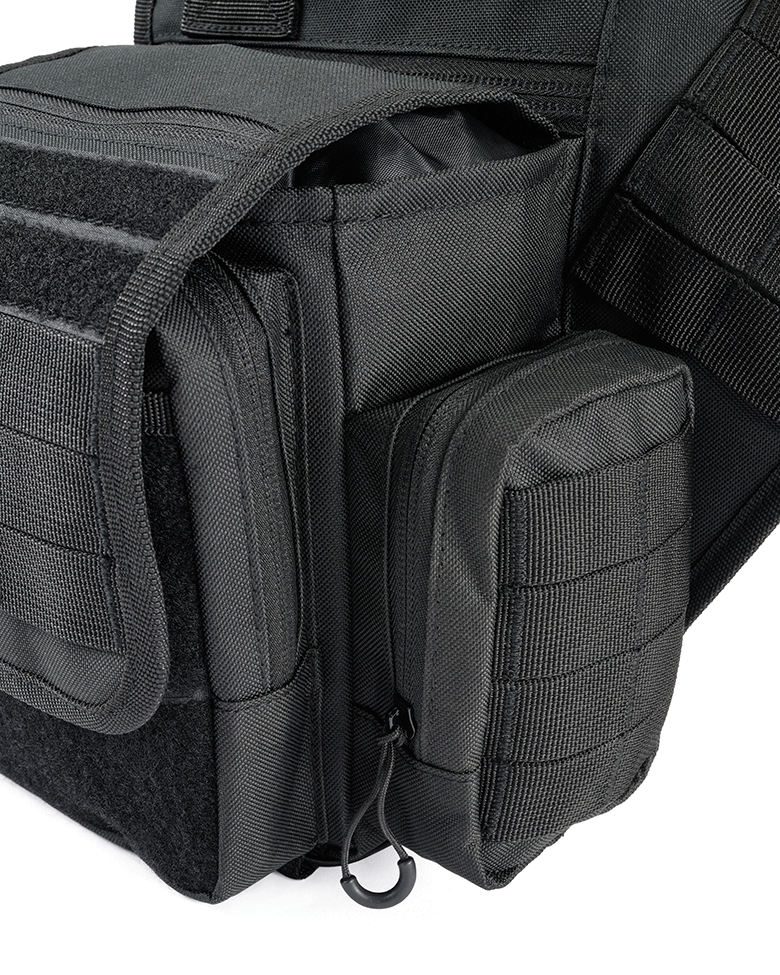 Sacoche Brandit Travel Side polyester 600D bandoulière matelassée poche tablette