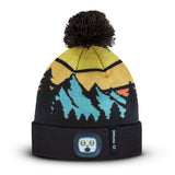 Bonnet tricoté Pentagon Sanctuary Adventurer acrylique avec lampe LED rechargeable