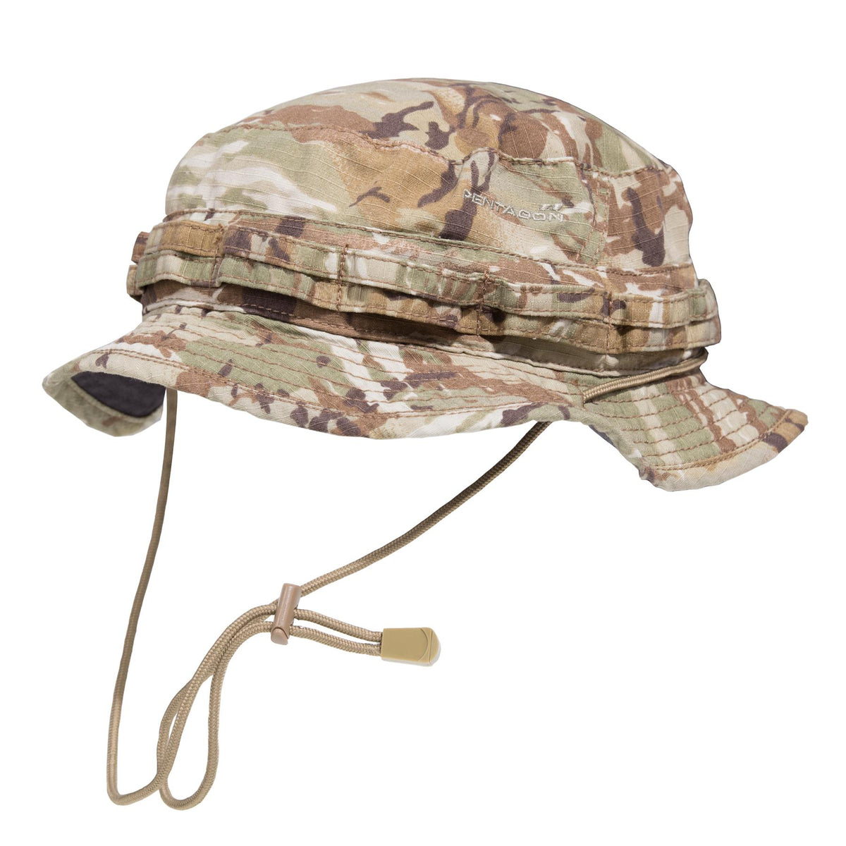 Chapeau de brousse Pentagon Babylon Boonie extensible 215 g/m² déperlant DWR MOLLE