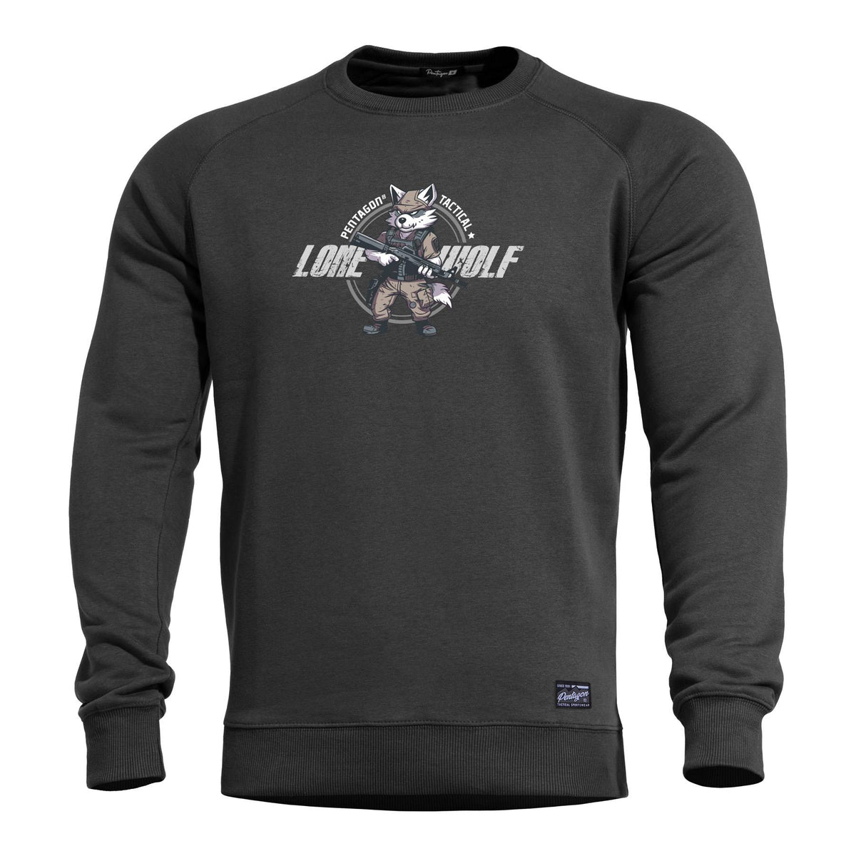 Sweat Pentagon Hawk Lone Wolf coton-polyester bords élastiques à mémoire