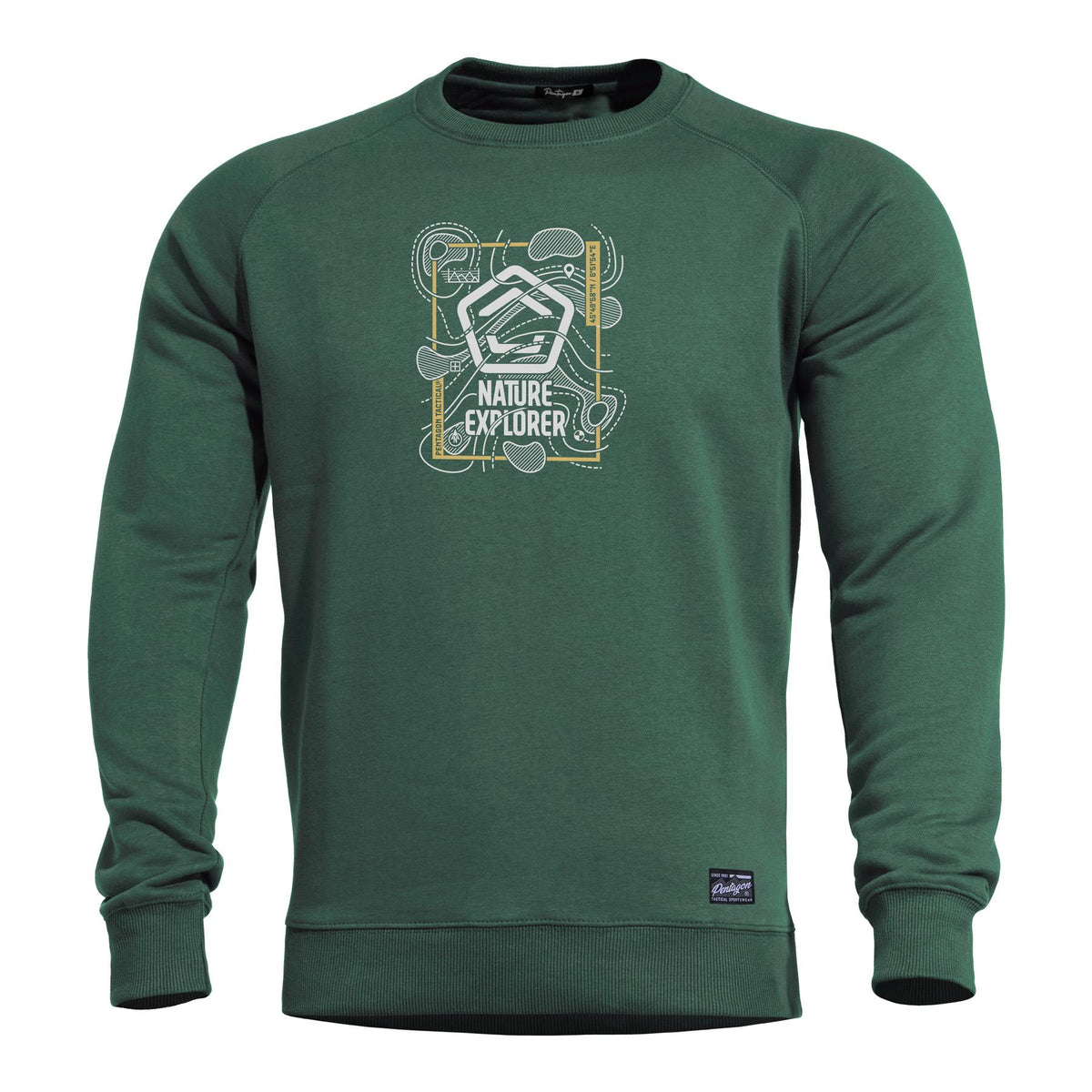 Sweat Pentagon Hawk Nature Explorer coton-polyester envers gratté respirant