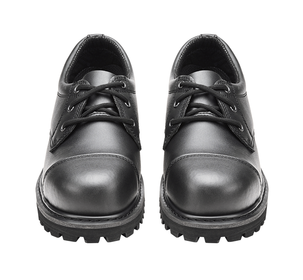 Bottines Brandit Phantom 3 œillets cuir tige basse coque d'acier semelle vissée