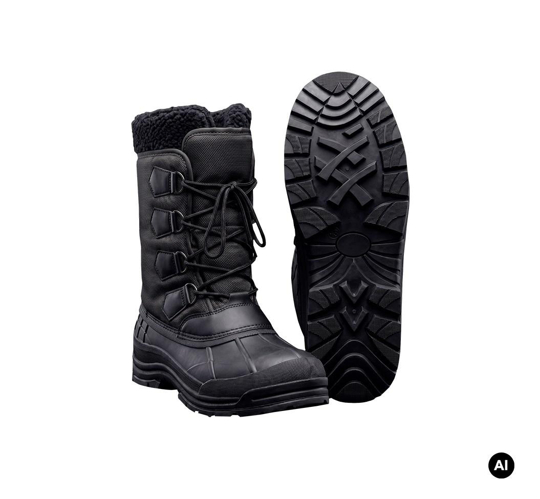 Bottes de froid Brandit Highland polyester doublure feutre amovible tige montante