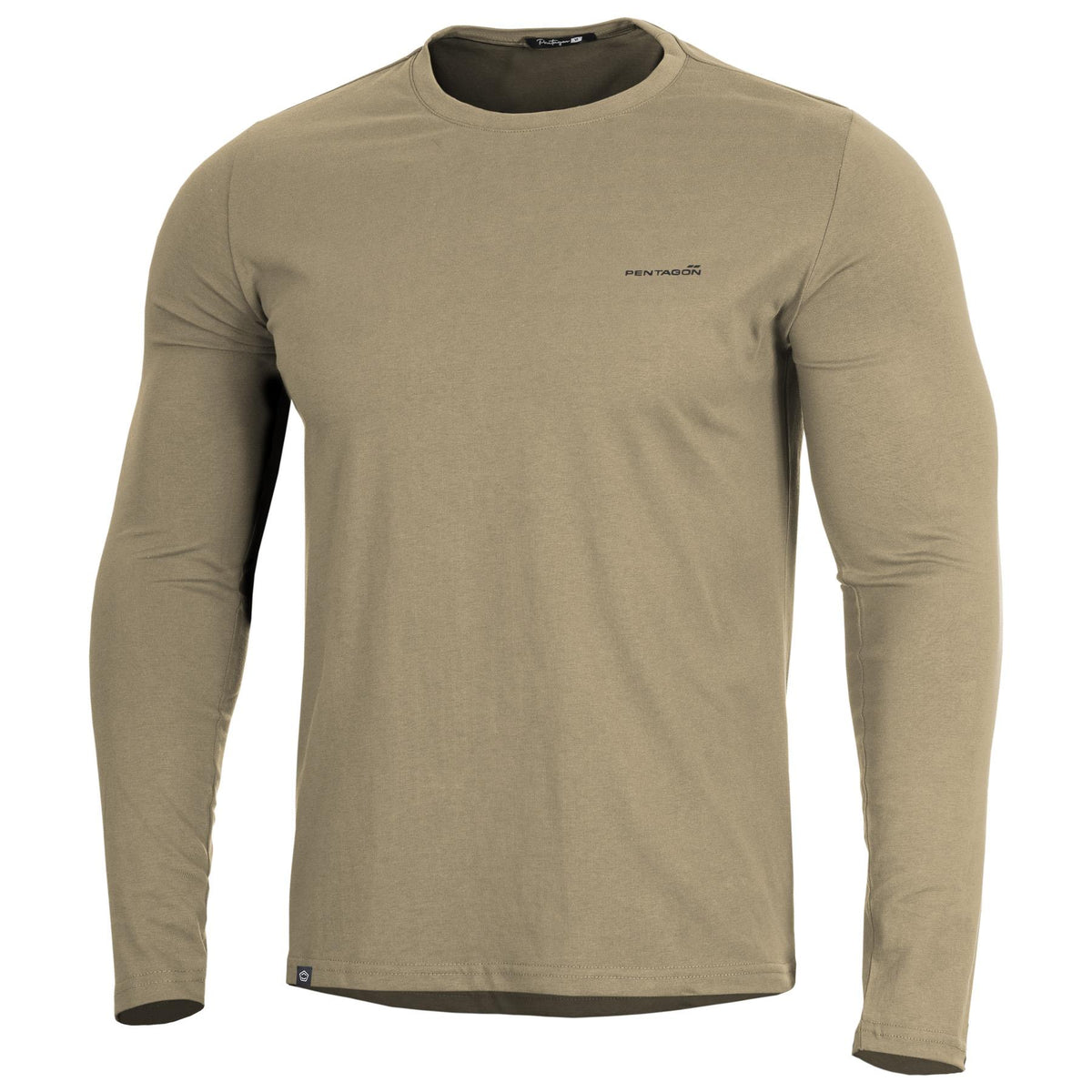 T-shirt manches longues Pentagon Ageron 2.0 coton ring-spun 190 g/m² coupe confort