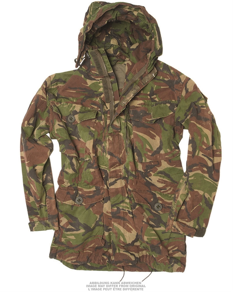 Smock de combat britannique, veste longue de surplus militaire d'occasion