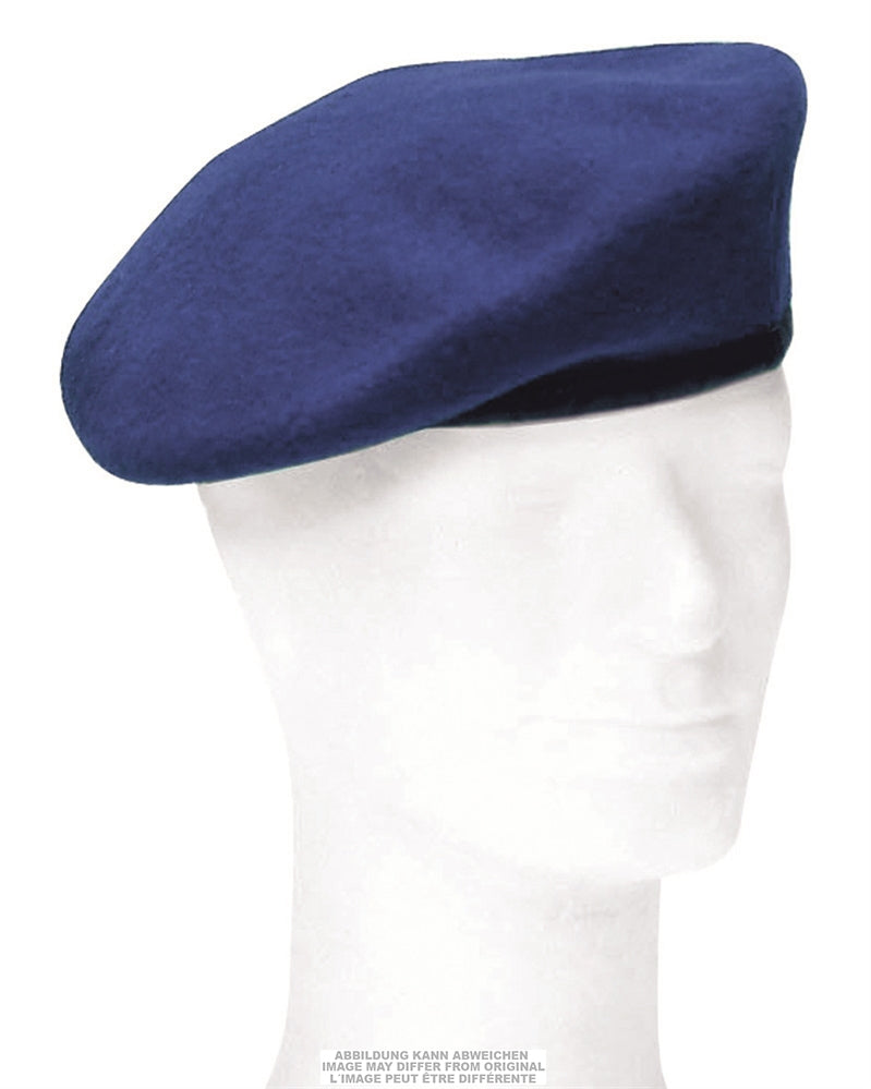 Béret du service de santé de la Bundeswehr en pure laine, occasion