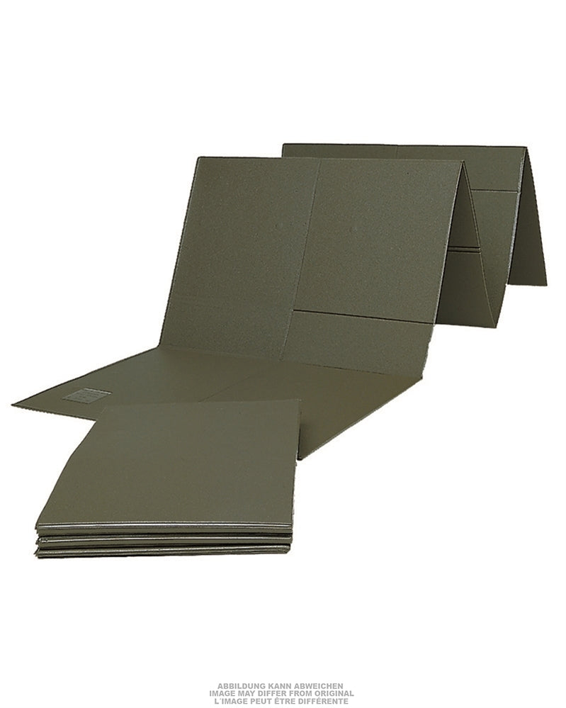 Matelas isolant pliable de la Bundeswehr, surplus militaire d'occasion