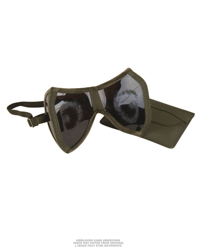 Lunettes pliantes de dotation Bundeswehr livrées avec leur étui, occasion