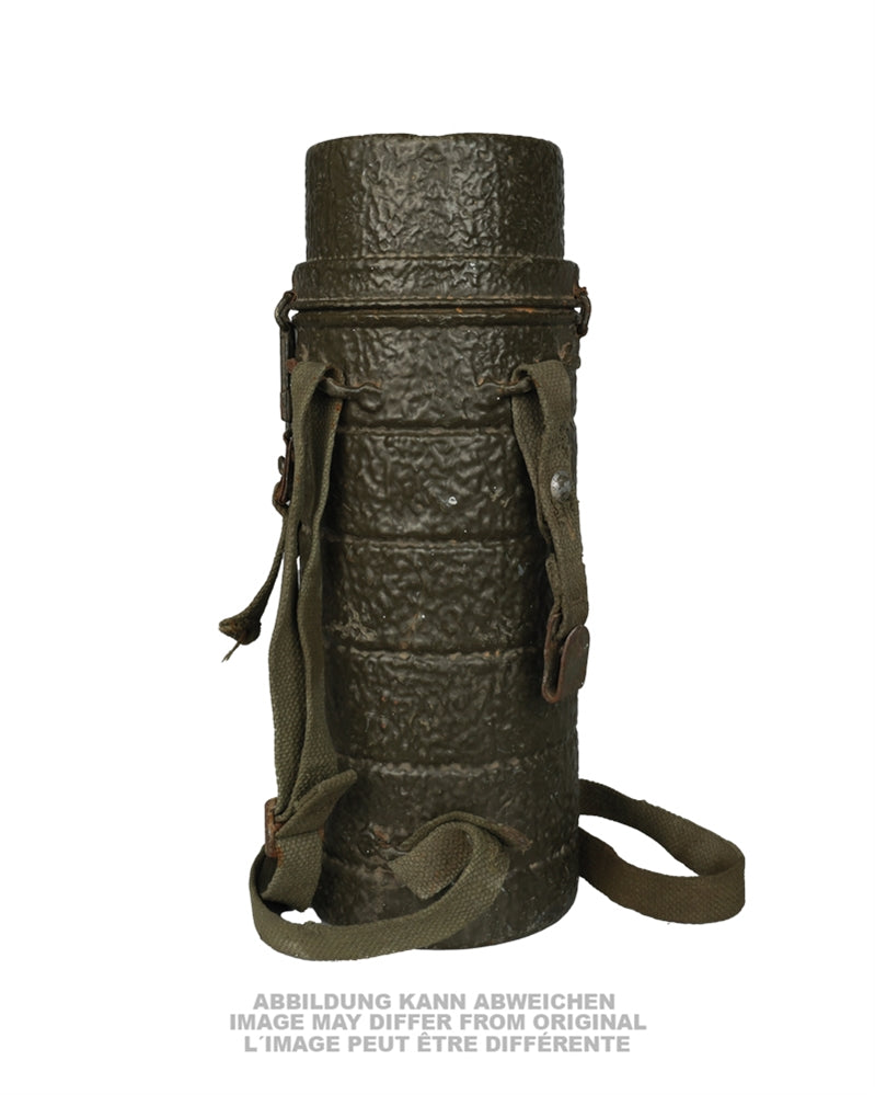 Boîte à masque premier modèle de la Bundeswehr avec bandoulière, occasion