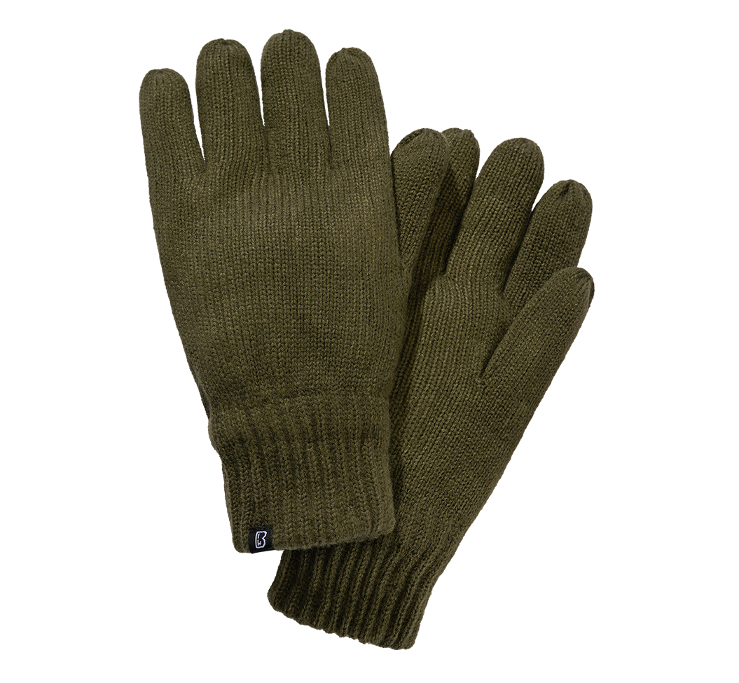 Gants tricot Brandit Knitted doublure 3M Thinsulate poignets élastiques doigts fermés