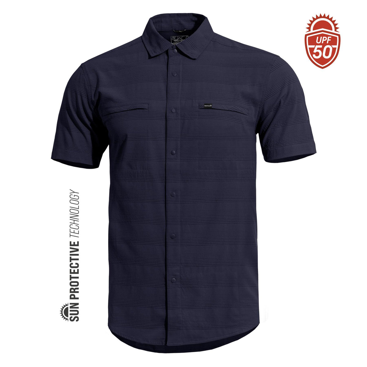 Chemise Pentagon Ripple anti-UV UPF 50+ norme EN 13758-1 180 g perforée au laser