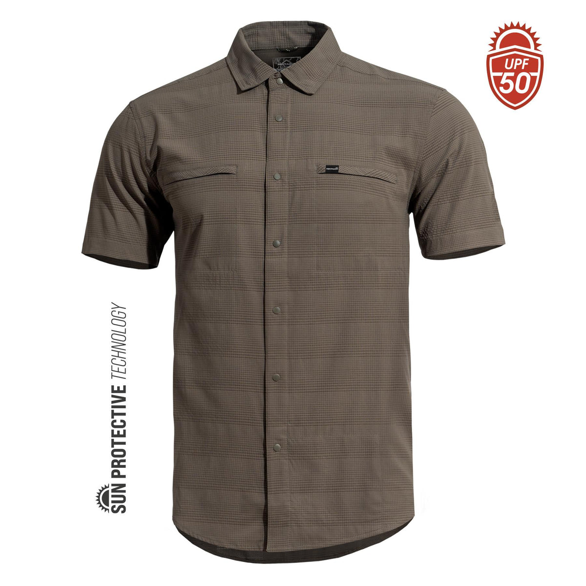 Chemise Pentagon Ripple anti-UV UPF 50+ norme EN 13758-1 180 g perforée au laser