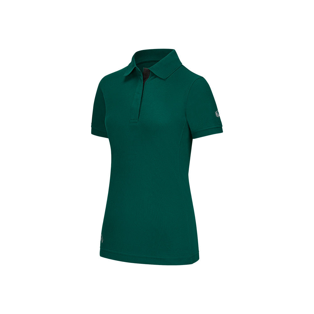 Polo femme Haix Flextreme coton polyester col à boutons lavable à 60 °C
