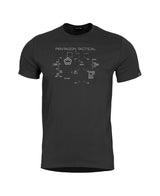 T-shirt imprimé Pentagon Cockpit à manches courtes pour le port quotidien