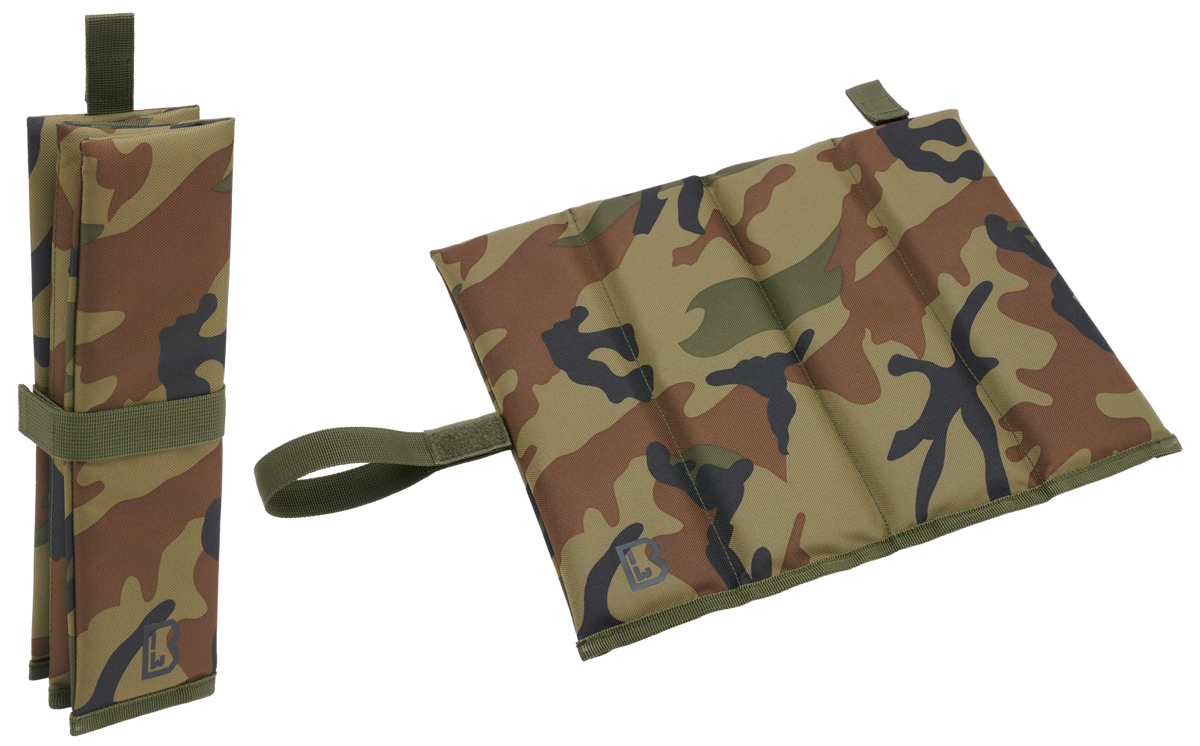 Coussin d'assise pliable Brandit Sit Mat 31 x 9 x 6 cm polyester enduit garni de mousse