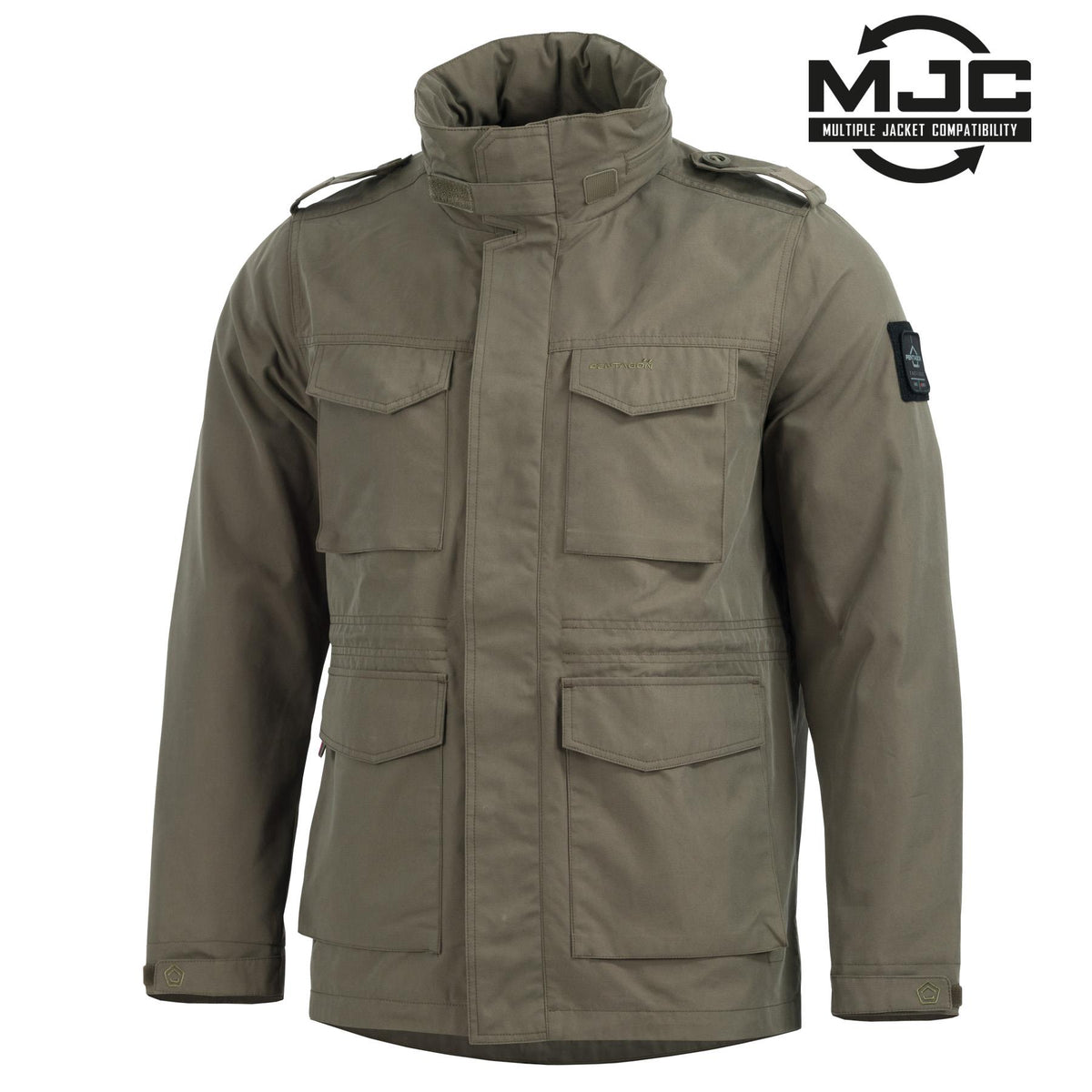 Veste de combat Pentagon M65 3.0 polyester coton 195 g/m² 7 poches système MJC