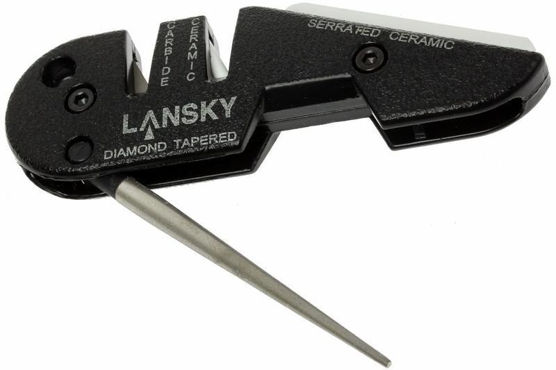Aiguiseur Lansky Blade Medic 4-en-1 de poche carbure céramique et diamant