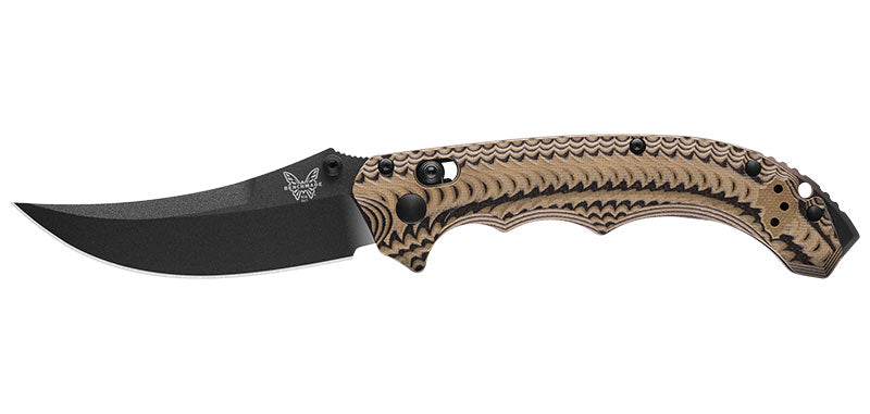 Couteau pliant Benchmade Mini Bedlam 865BK-01 acier CPM S90V lame 88 mm