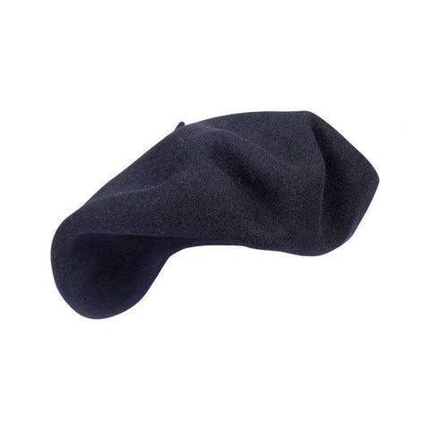 Béret tarte Le Centurion Chasseur Alpin en laine, bord cuir et doublure acétate