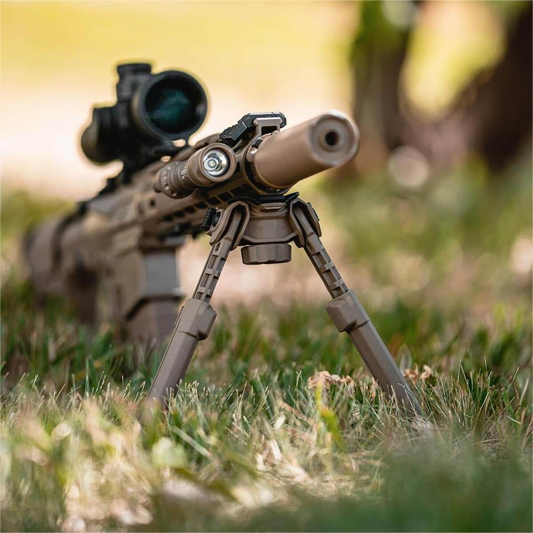 Bipied MOE Bipod Magpul 227 g jambes réglables de 17,8 à 25,4 cm sur goujon
