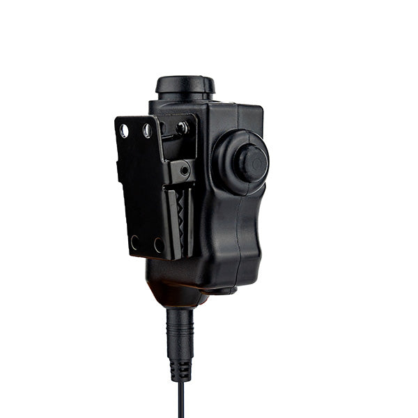 Boîtier PTT Earmor M52 avec bouton déporté M50 et connectique radio 14 broches