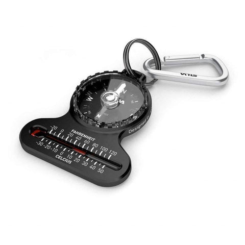 Boussole Silva Carabiner 10 avec thermomètre et mousqueton compacte