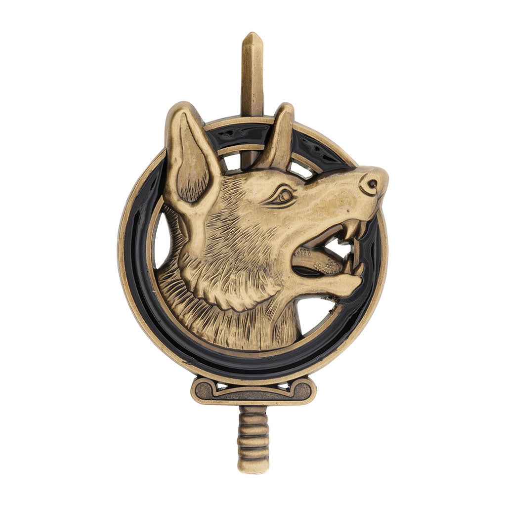 Brevet de maître-chien Boussemart insigne de qualification cynophile en métal
