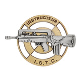 Brevet d'instructeur ISTC Boussemart insigne de qualification en métal pour la tenue
