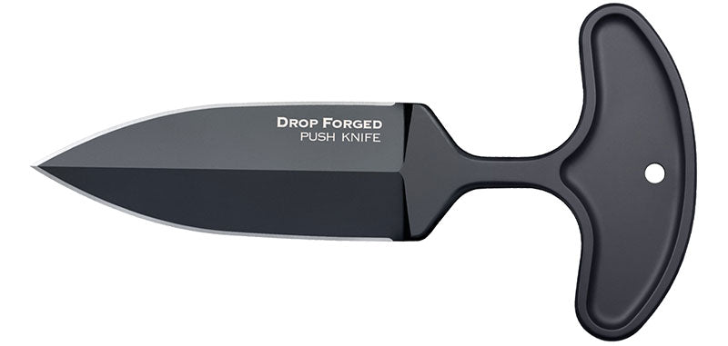 Couteau de cou Cold Steel Drop forged push knife acier 52100 High Carbon lame 102 mm