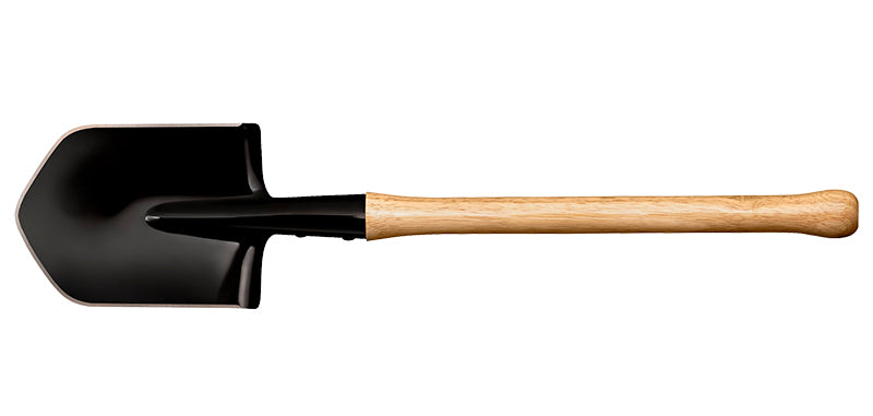Pelle Cold Steel Trench Shovel acier Carbone double tranchant manche bois naturel