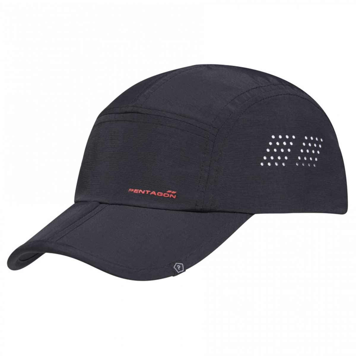 Casquette Pentagon Zakros pliable en nylon à aérations laser et traitement anti-UV