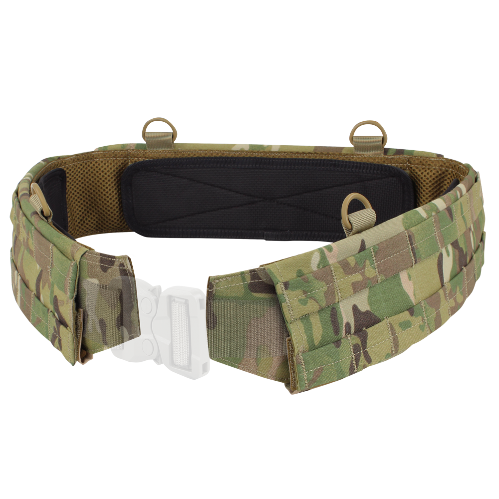 Ceinturon de combat Condor Slim Battle Belt deux rangées MOLLE tampons anti-glisse