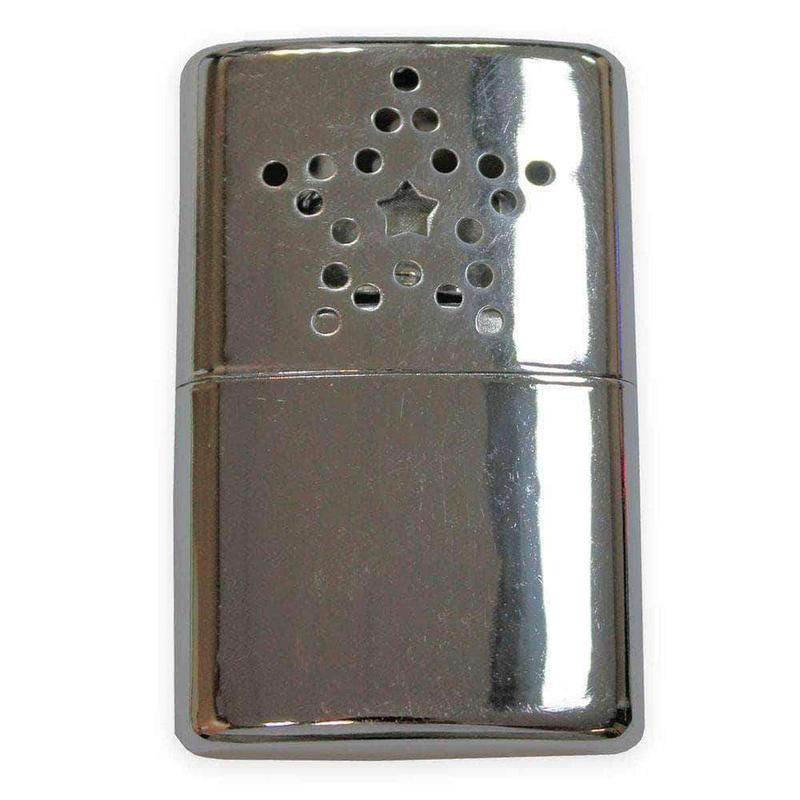 Chaufferette de poche Mil-Tec à essence avec pochette coton (carburant non inclus)