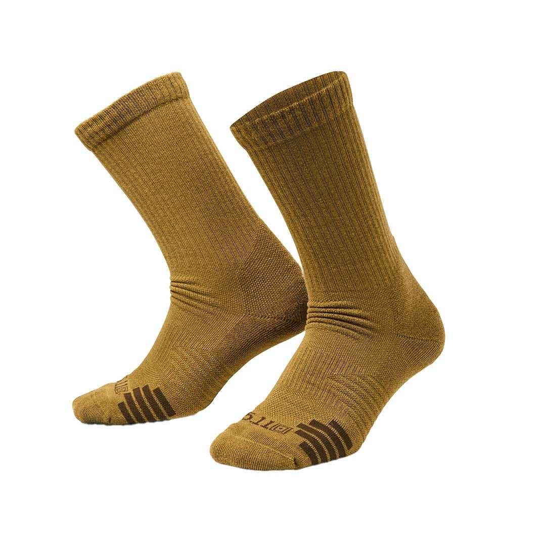 Chaussettes Duty Ready Plus Crew 5.11 Tactical 31 % élasthanne manchette sans couture