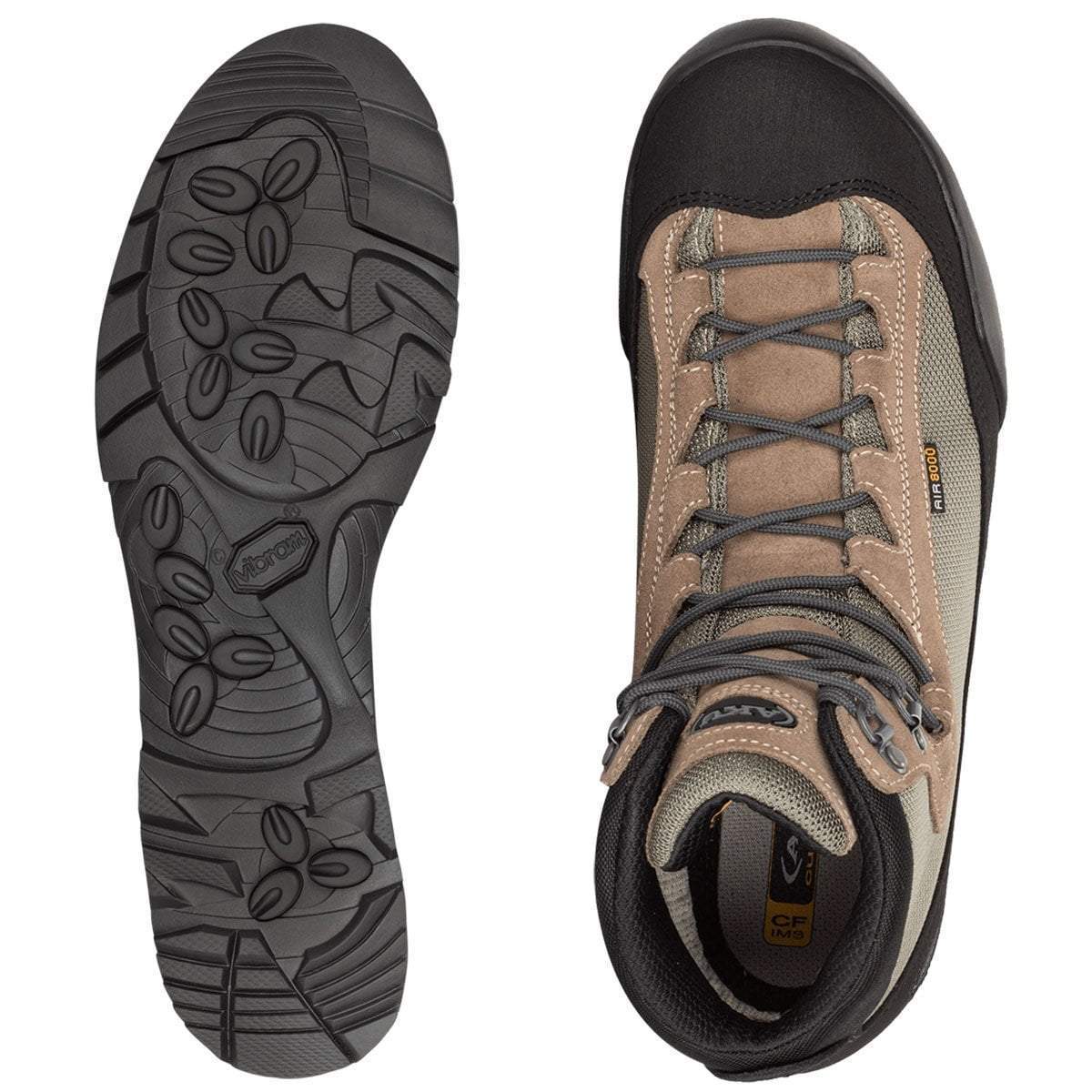 Chaussures de combat AKU Tactical Spider II NS564 cuir suédé à tige haute, semelle Vibram Spider