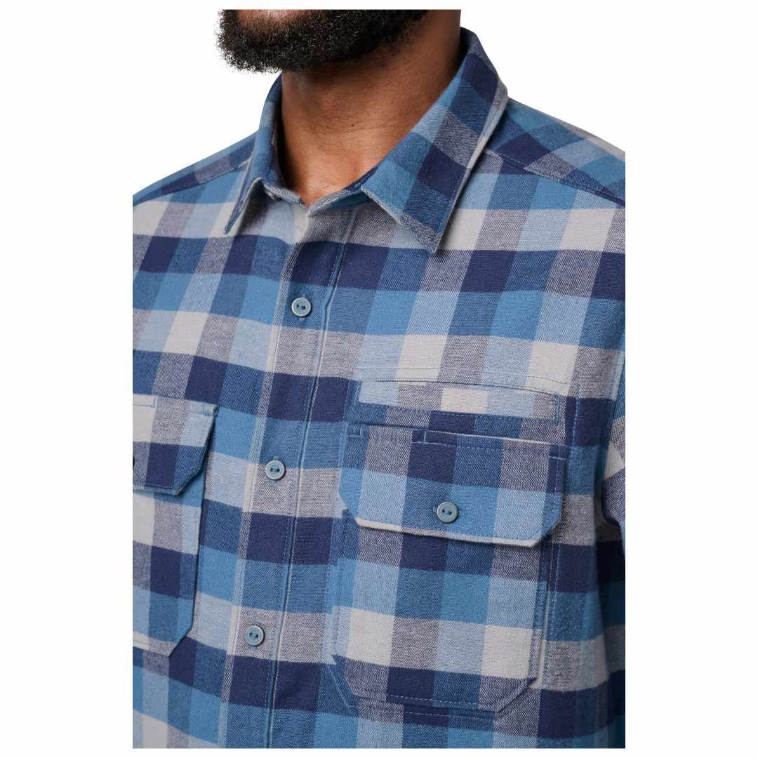 Chemise Lester Flannel 5.11 Tactical en coton épais à patte RAPIDraw