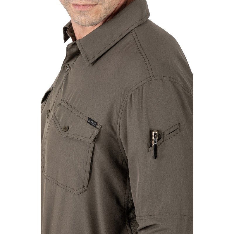 Chemise Marksman 5.11 Tactical anti-UV UPF50+ à soufflets de ventilation