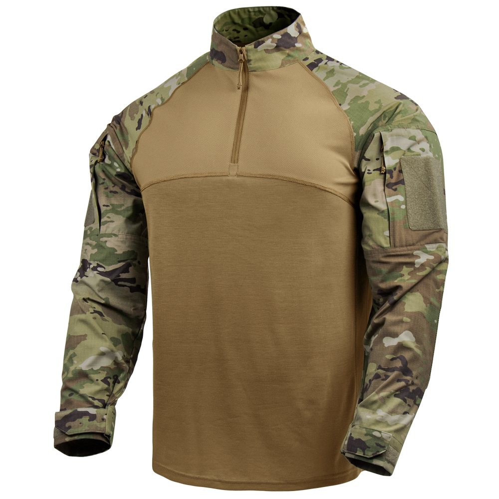 Chemise de combat Condor Combat Shirt Gen II manches longues col à glissière quart de hauteur
