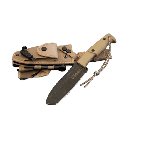 Couteau à lame fixe Extrema Ratio Selvans Expeditions acier N690 lame 160 mm kit de survie inclus