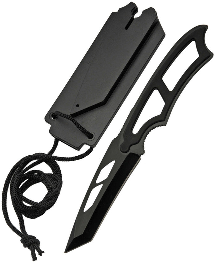 Couteau à lame fixe Rite Edge 211430 lame tanto 76 mm manche ABS avec étui