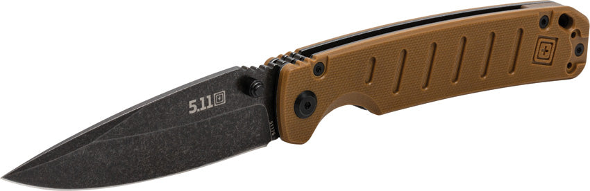 Couteau pliant 5.11 Tactical Braddock acier D2 lame drop point 89 mm