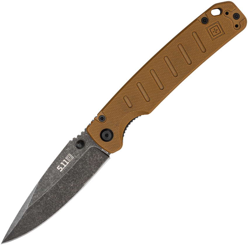 Couteau pliant 5.11 Tactical Braddock acier D2 lame drop point 89 mm