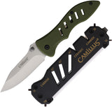 Couteau pliant Camillus Field acier 420 lame 70 mm avec aiguiseur Glide 3 fonctions