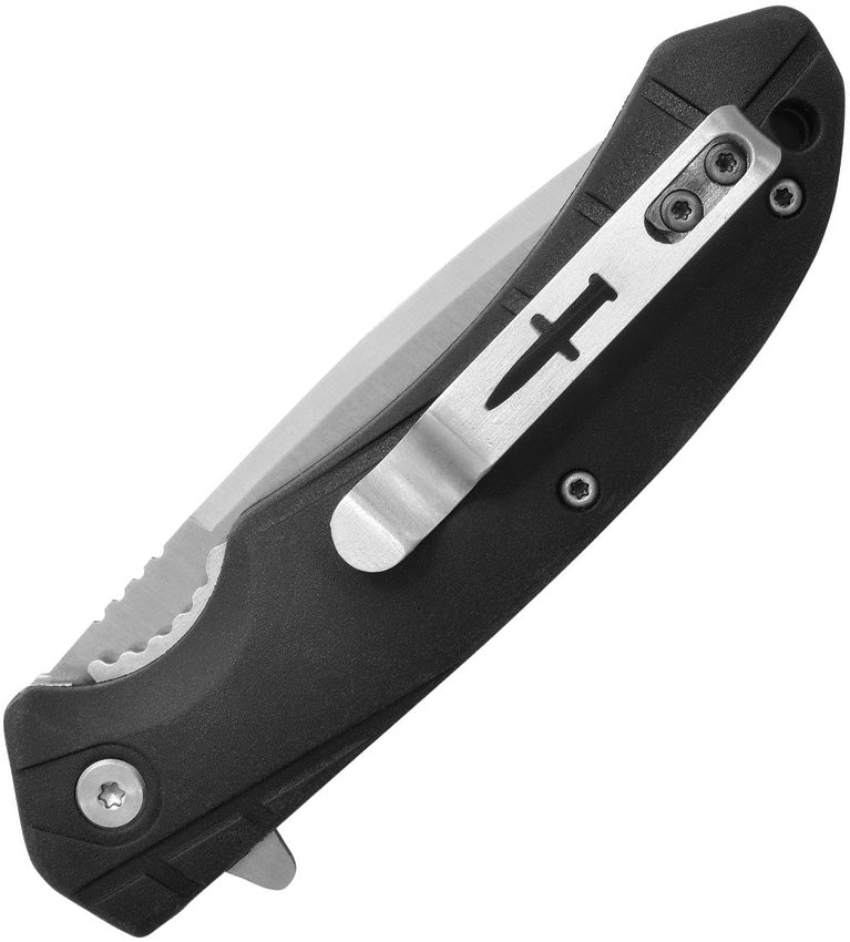 Couteau pliant Camillus Griddy acier 420 lame drop point 83 mm manche caoutchouc
