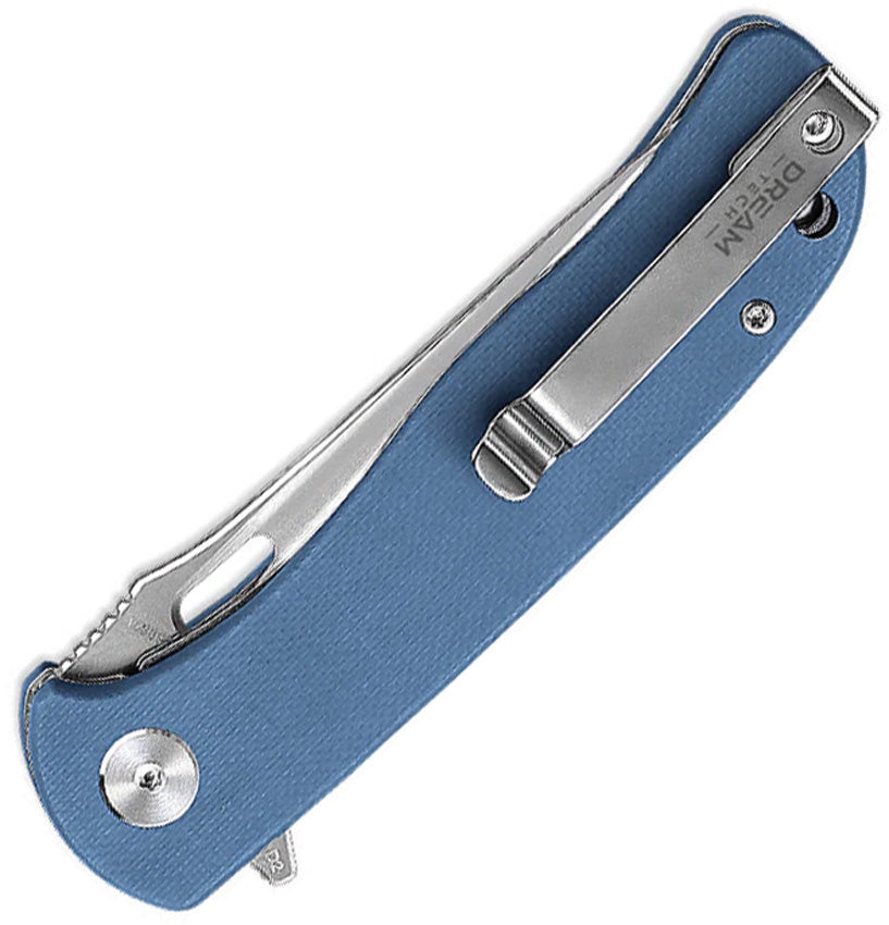 Couteau pliant Dreamtech D3896 acier D2 lame drop point 83 mm manche G10